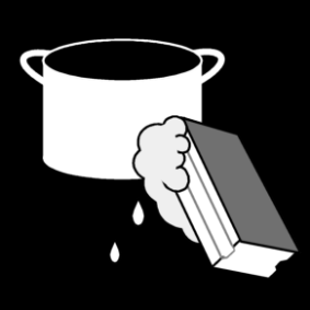 clean cooking pot